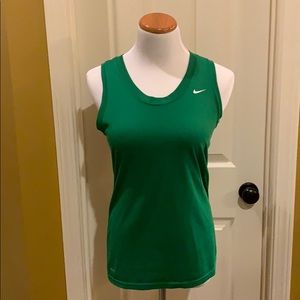 Green Nike Drifit Sleeveless shirt M
